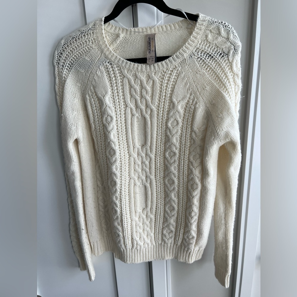 Cream sweater